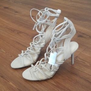 Tan nude Strappy heels